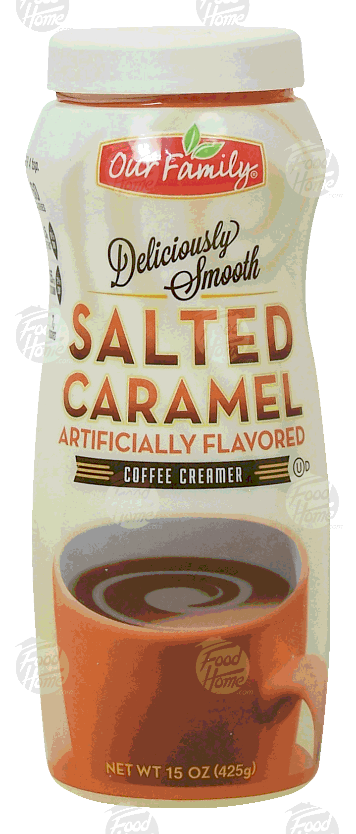 Our Family Deliciously Smooth salted caramel flavor powder coffee creamer Full-Size Picture